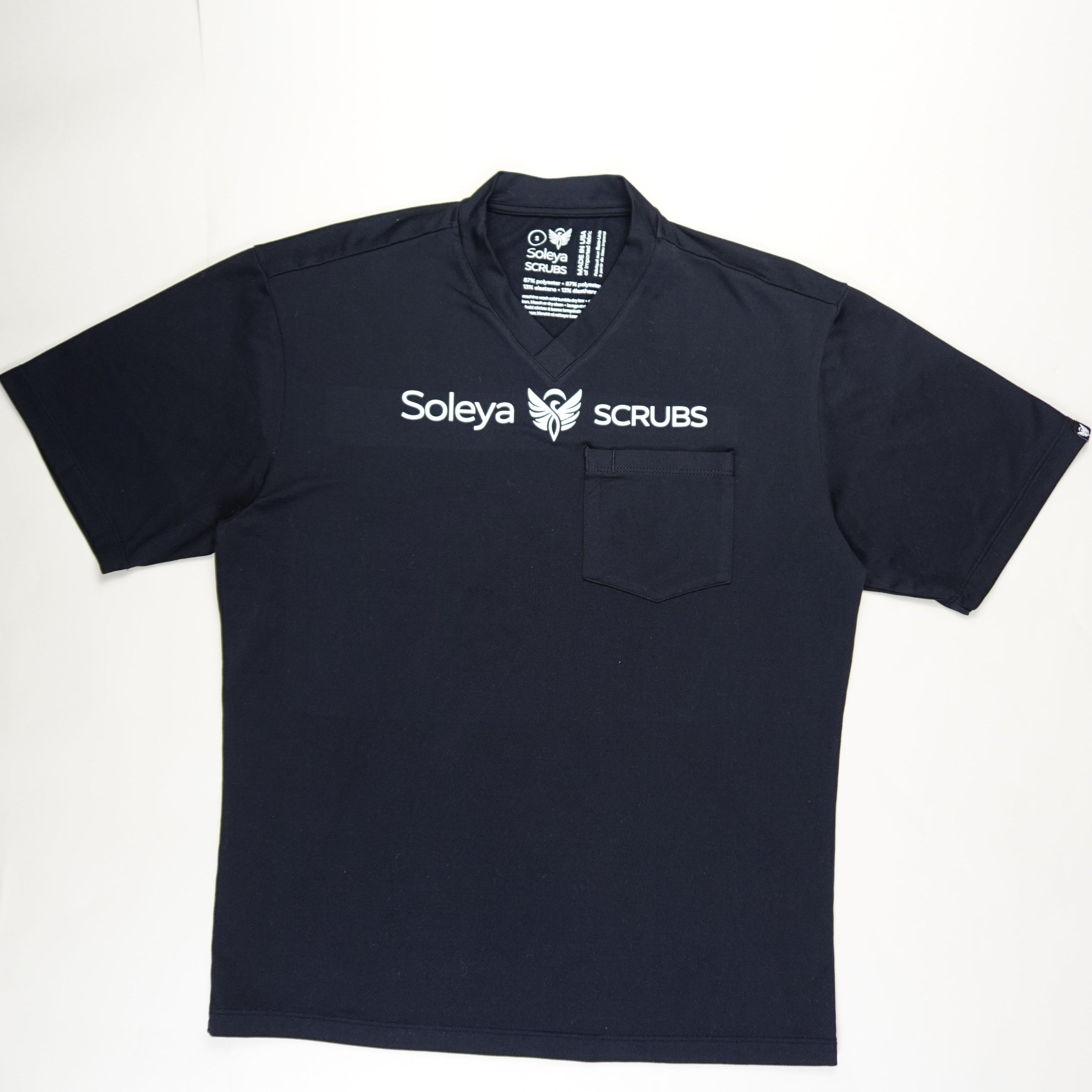 *Blackburn* Fitted V-Neck Top SLB501 (Small)
