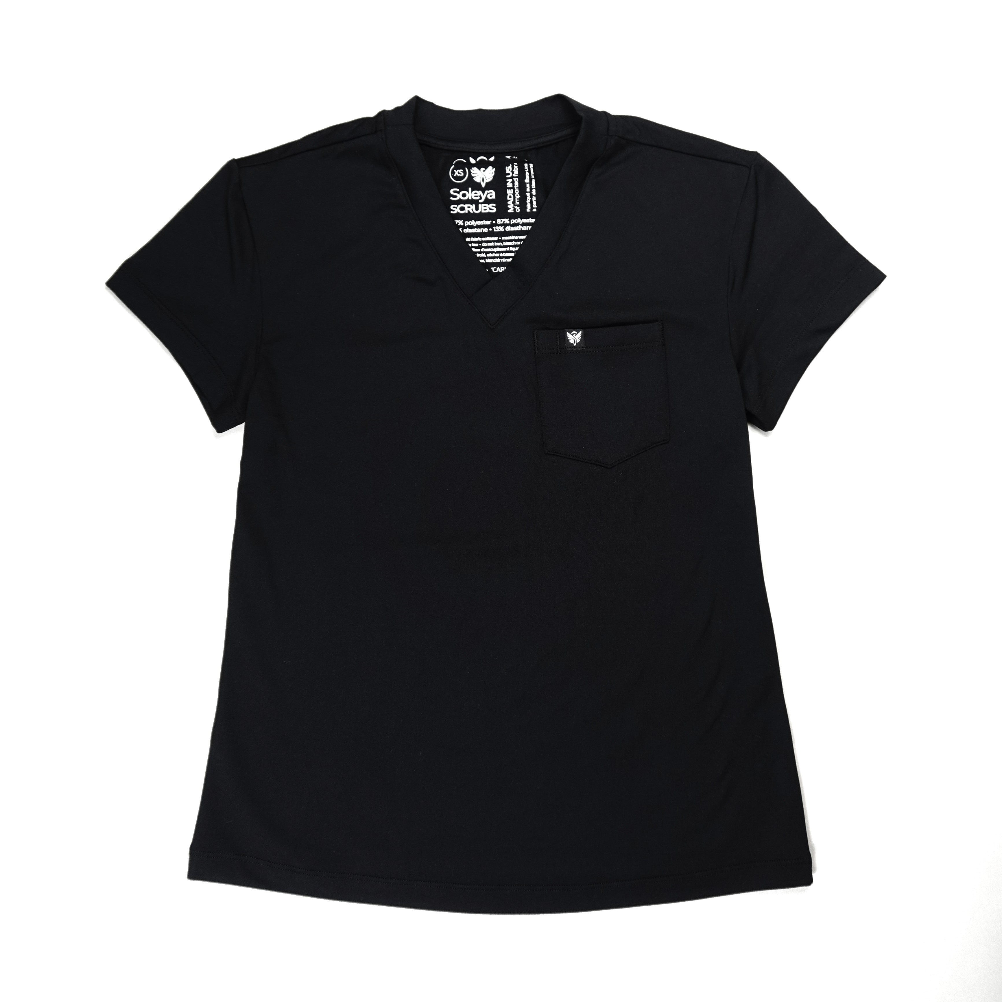 *Carly* Fitted V-Neck Top SLC402 (X Small, XX Small, X Large)