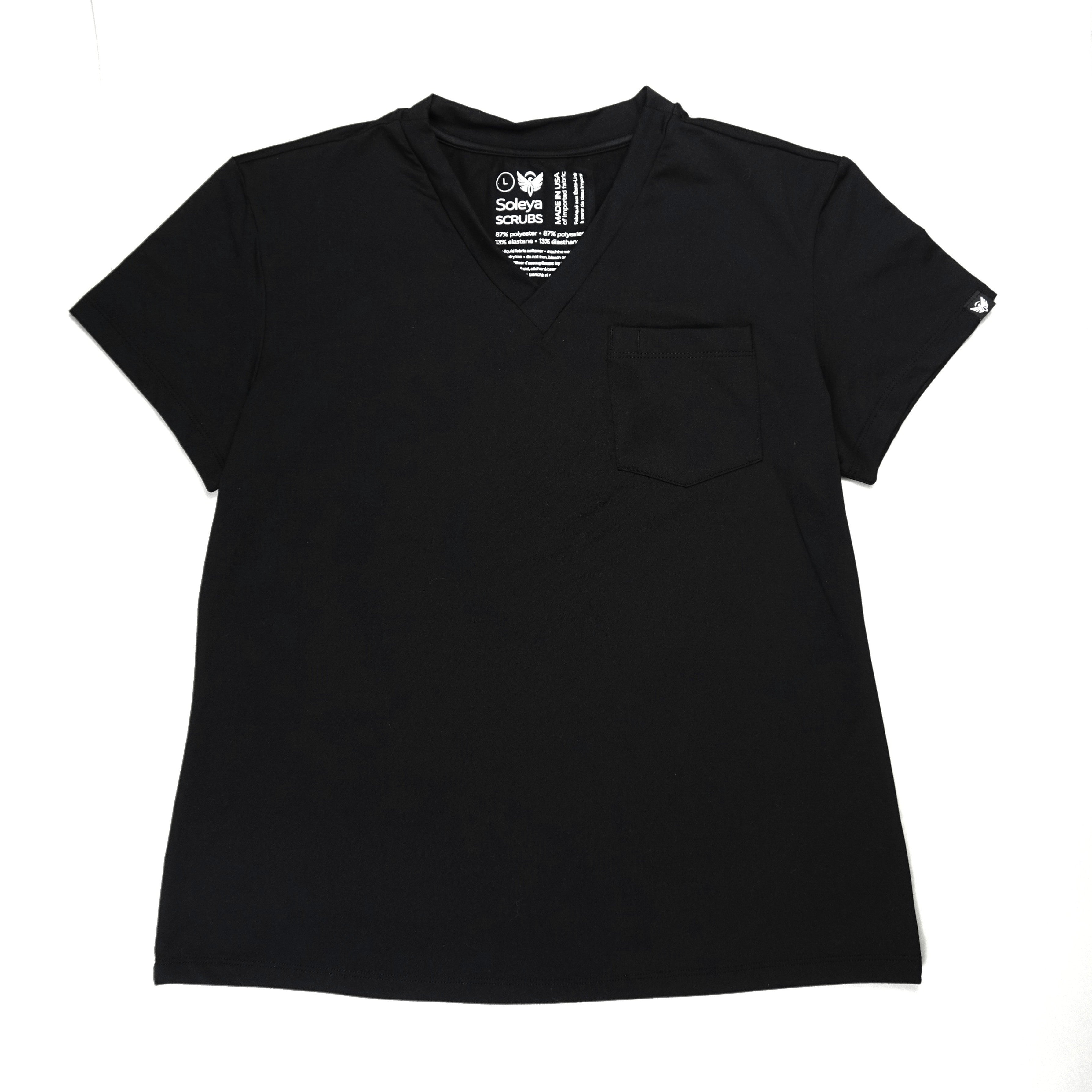 *Carly* Fitted V-Neck Top SLC401 (Large)
