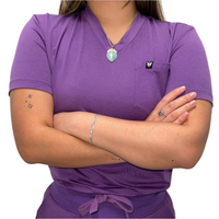 'Van' Relaxed Fit V-Neck Top · Sugar Plum
