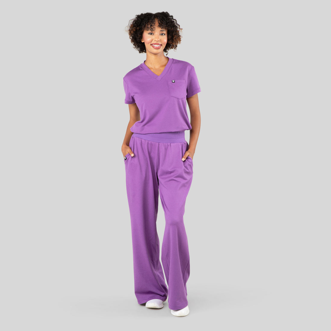 ‘Effortless’ Lightweight Wide Leg Pant · Sugar Plum