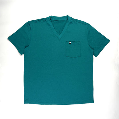 *Van* Relaxed Fit V-Neck Top SLV301 (Medium)