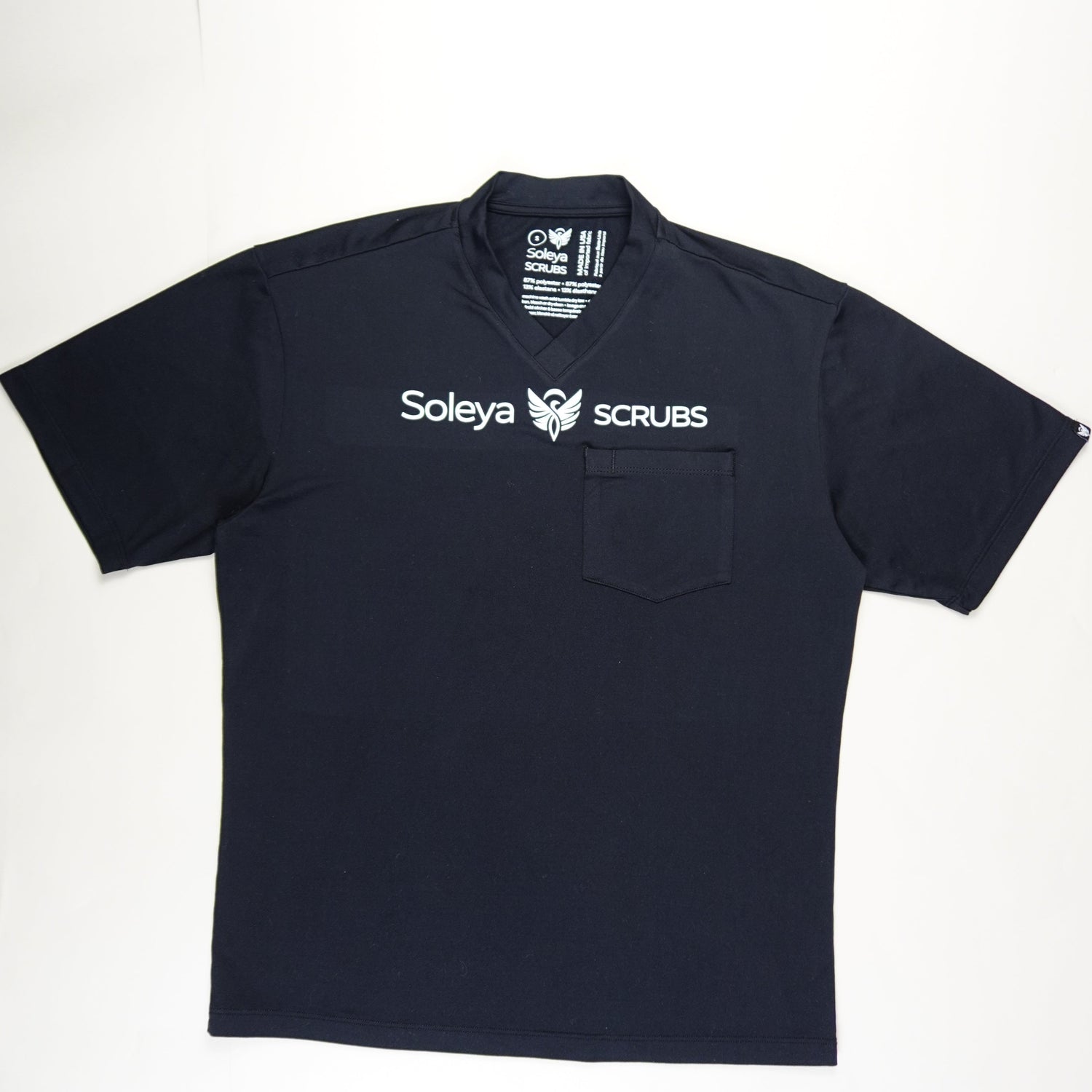 *Blackburn* Fitted V-Neck Top SLB501 (Small)