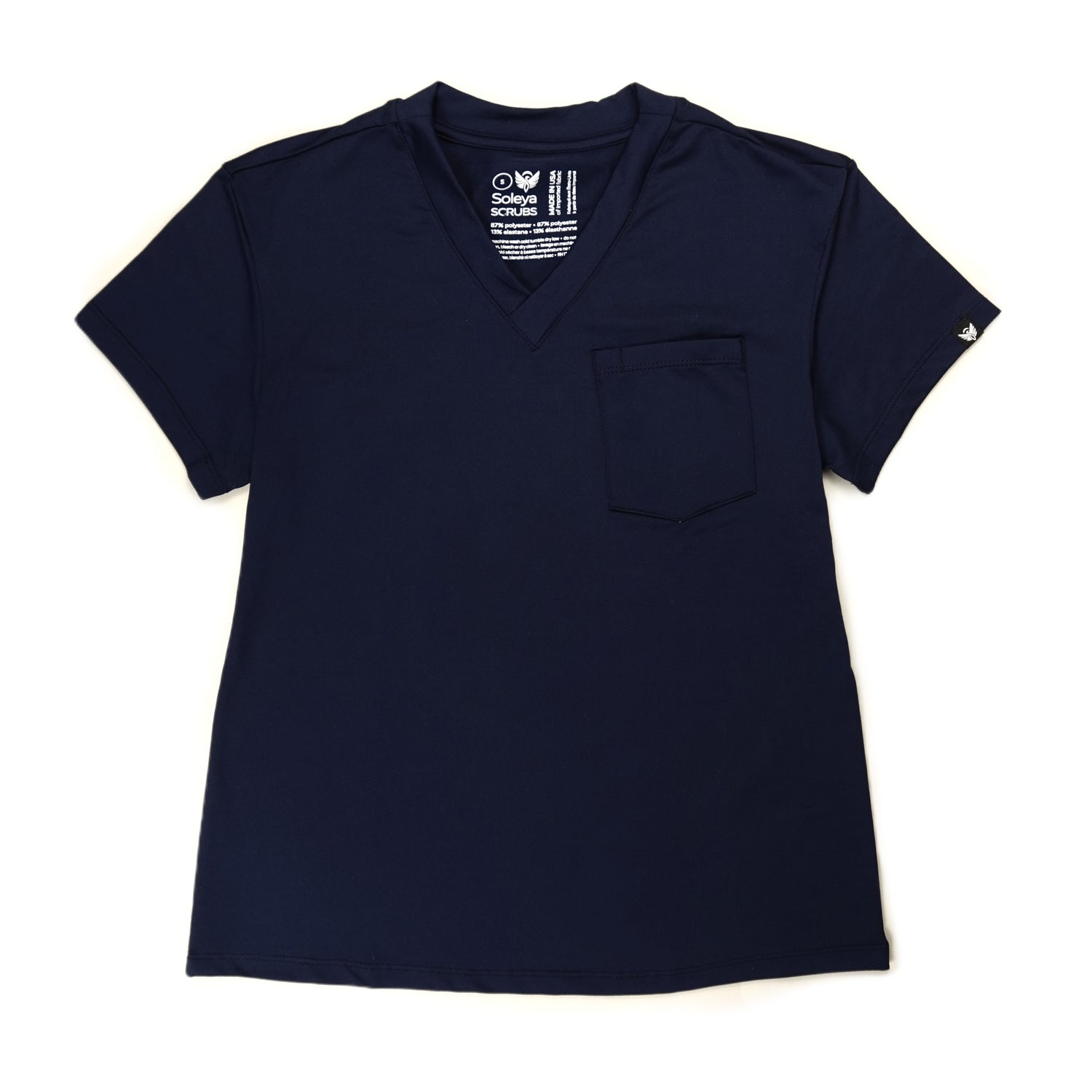 *Carly* Fitted V-Neck Top SLC406 (XX Small, Small)