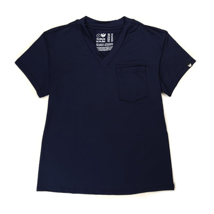 *Carly* Fitted V-Neck Top SLC406 (XX Small, Small)