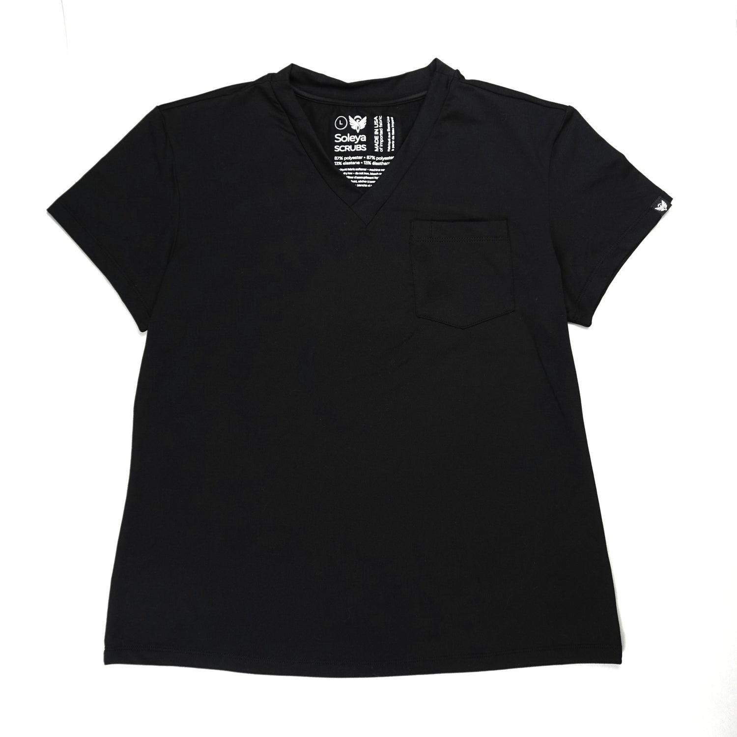 *Carly* Fitted V-Neck Top SLC401 (Large)