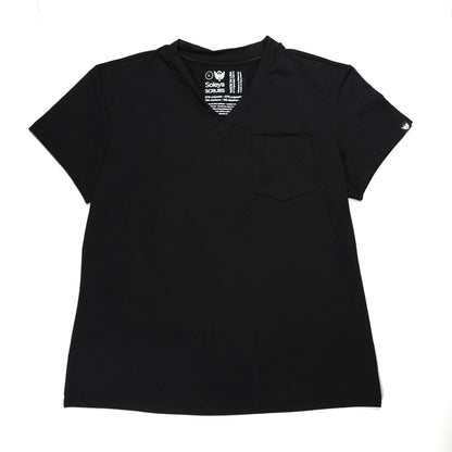*Carly* Fitted V-Neck Top SLC401 (Large)