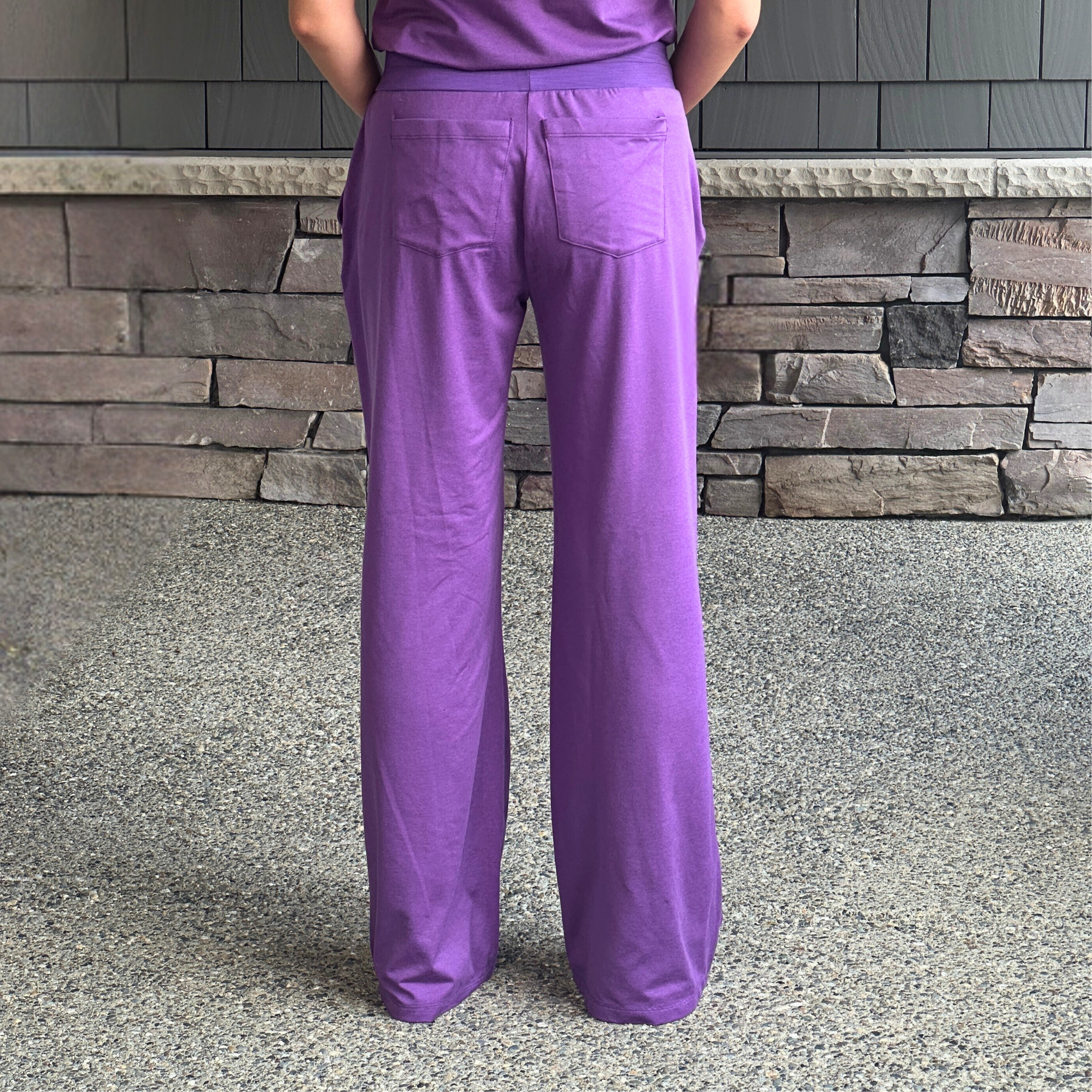 ‘Effortless’ Lightweight Wide Leg Pant · Sugar Plum