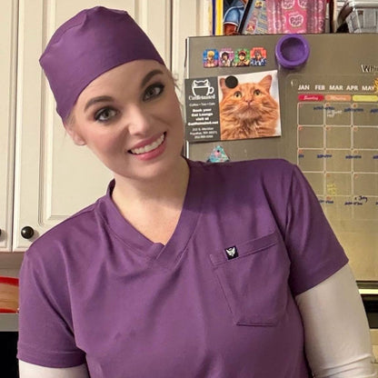 Scrub Cap Sugar Plum